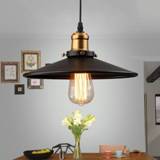 👉 Edison Loft Style Vintage Industrial Retro Pendant Lamp Light e27 Holder Iron Restaurant Bar Counter Attic Bookstore Lamp