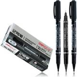 👉 3pcs/pack Twin Tip Permanent Markers, Fine Point, ( Black, Blue, Red ) Ink, 0.5mm-1mm