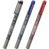 Permanent marker zwart blauw rood 1PC Twin Tip Markers Fine Point Black Blue Red Ink Portable Colour Pen CD-197