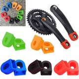 👉 Crankset Bicycle Protective Sleeve Cover Arm Boots Protectors Bike MTB Crank Set Parts Protection On Sale