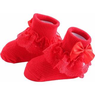 👉 Sock baby's meisjes New Fashion Bow Lace Baby Socks Newborn Cotton Girls Cute Toddler Princess Party