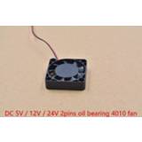 Graphic card 3d printer part fan 4010 2pins 40mm 40x40 x10 mm 4cm graphics DC 5V / 12V 24V 2P 1pcs