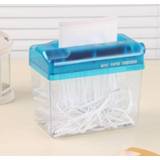 👉 Mini desktop mannen Brand New Manual Paper Shredder Hand Cutting For