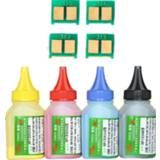 Toner Color Powder + 4chip CF350A 130A CF350 cartridge for HP LaserJet Pro MFP M176n M177fw Laser printer