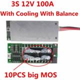 Inverter 1PC 3S 100A 12V Li-ion Lithium Battery Protection Board BMS UPS Box Energy Storage