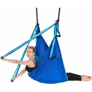 👉 Yogaswing Aerial Yoga Swing Flying Hammock Anti-Gravity 6 Hand Grip Hanging Chair Ultra Strong Sling For Antigravity Inversion Fitness