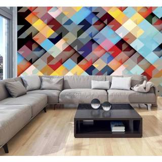 👉 Foto behang Fotobehang - Patchwork in kleur 5902875622699
