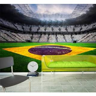 👉 Foto behang Fotobehang - Brazilian stadium, voetbal 5902875605227