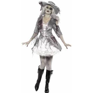 👉 Jurk multi polyester vrouwen Piraten horror spook jurkje