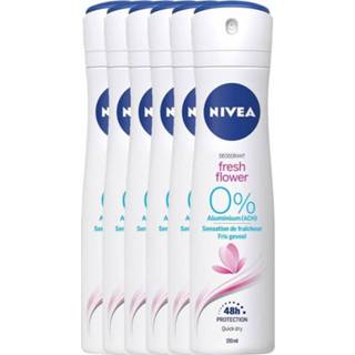 👉 Nivea Fresh Flower Deodorant Spray Voordeelverpakking