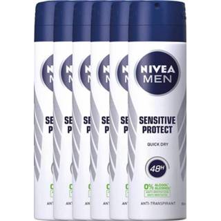 👉 Nivea Men Sensitive Protect Deodorant Spray Voordeelverpakking
