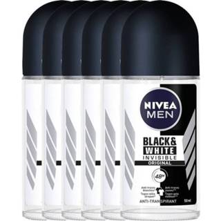 👉 Nivea Men Black & White Invisible Original Roll-on Voordeelverpakking