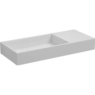 👉 Fontein wit active Clou Mini Wash Me voorbewerkt kraangat 48x32x8,5 cm 8717462009435