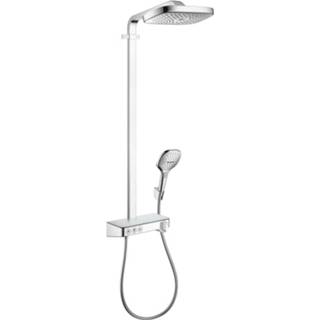 👉 Wit active Hansgrohe Raindance Select E 300 3jet Showerpipe Wit-Chroom 4011097716923