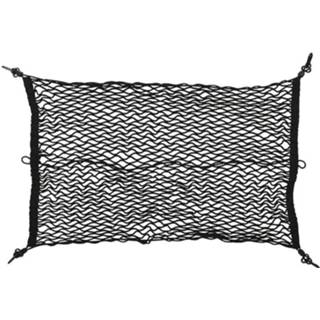 👉 Bagagenet zwart elastische polyester kofferbak 80 x 50 cm