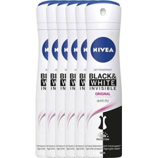 👉 Nivea Black & White Invisible Original Deodorant Spray Voordeelverpakking