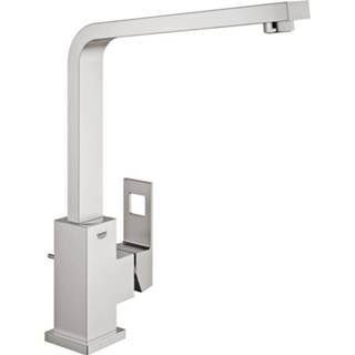 👉 Keukenkraan steel active Grohe Eurocube hoog model Super 4005176994319