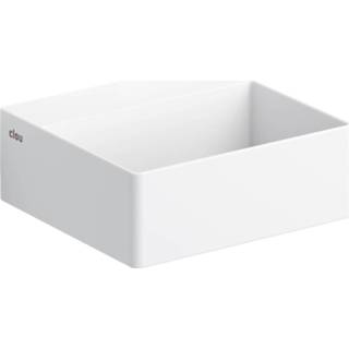 👉 Fontein wit active Clou New Flush voorbewerkt kraangat 25x27x10 cm 8717462007523