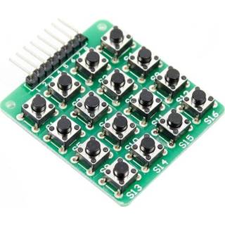 👉 Toetsenbord donkergroen groen 4 x 16 Key Matrix Keyboard Module for Arduino (Green) 6922919742564