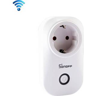 👉 Afstandsbediening Sonoff S20-EU WiFi Smart Power Plug Socket Wireless Remote Control Timer Switch Compatible with Alexa and Google Home Support iOS Android EU 6922669719151