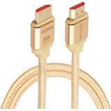 👉 F-connector aluminium alloy 1m HDMI 2.0 Version 4K 1080P Shell Line Head Gold-plated Connectors Male to Audio Video Adapter Cable 6922460627488