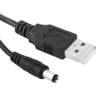 👉 Powerkabel USB Male naar DC 5.5 x 2.1mm Power Kabel, Lengte: 1m 6922043842895