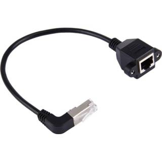 👉 20cm RJ45 Male Bent Upward to Female LAN Extension Kabel 6922518006999