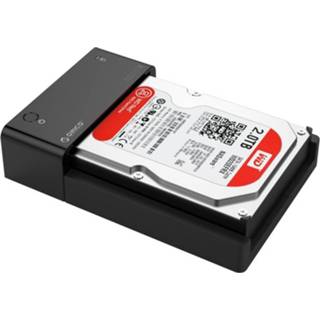 👉 Zwart ORICO 6518US3 USB 3.0 Externe behuizing voor Type-B naar SATA 2.5 inch / 3.5 HDD SSD harde schijf (zwart) 6922295047512