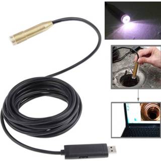 👉 Endoscoop Waterproof USB Cable Wire Camera Endoscope with 4 LED Light View Angle: 62 Degree Length: 5M Support Video recorder 6922435322158