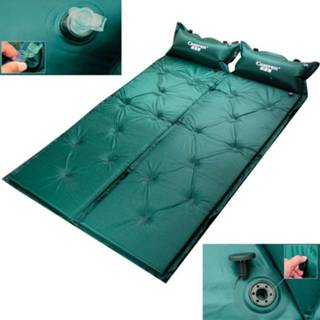 👉 Donkergroen groen Automatic Inflatable slaaping Pad Moisture Proof met Pillow (Deep Green) 6922033011904