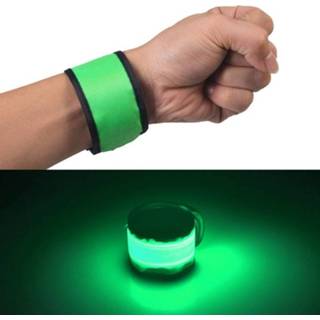 👉 Sport armband groen donkergroen small LED lichtgevend Slap Pat Circle Outdoors sports Wristband Afmeting:26*4cm(groen) 6922265554712 6441484448201