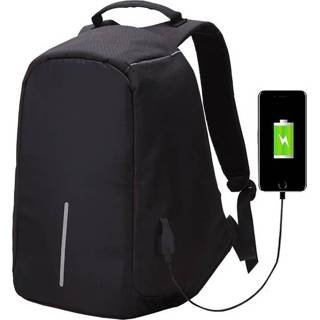 👉 Backpack zwart large vrouwen Multi-functie Capaciteit Travel Anti-theft Security Casual Laptop Computer Bag met External USB laad Interface voor Men / Women Afmeting: 42 x 29 14 cm(zwart) 6922092718301