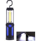 👉 Zaklamp wit blauw PS5W-1 5W COB+1W F8 400 LM IP43 Waterproof Multi-function White Light LED Torch Portable Emergency Work Stand with Magnetic & 360 Degrees Swivel Hook(Blue) 6922711920146