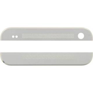 👉 Wit glas Front Upper Top + Lower Bottom Glass Lens Cover & Adhesive for HTC One / M7(White) 6922076843128 6953645006729