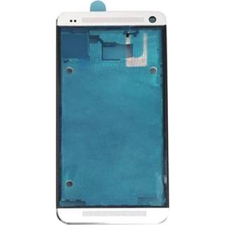 Bezel wit IPartsBuy Front Housing LCD Frame Plate Replacement for HTC One M7 / 801e(White) 6922854094940 6167005315622