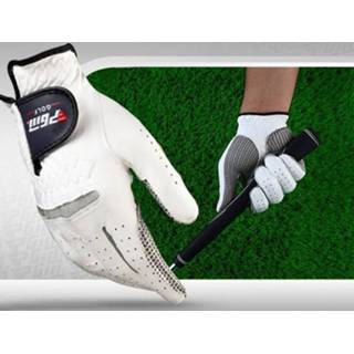 👉 Schapenvachtje sheepskin antislip 22 mannen Right Hand Anti-slip Particle Golf Men Gloves Size: 6922341188220