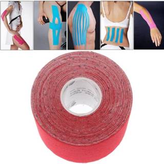 👉 Bandage rood Waterproof Kinesiology Tape Sports Muscles Care Therapeutic Size: 5m(L) x 5cm(W)(Red) 6922564590879