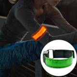 👉 Riem geel nylon LED Flash Safety Reflective Light Rechargeable Sports Wrist Belt(Yellow) 6922156863404 6167005425796
