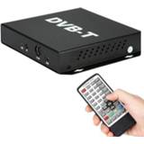 👉 Digitale TV-ontvanger zwart DVB-T998 Car Mobile DVB-T Digital TV Receiver Box met Remote Control (zwart) 6922490657806