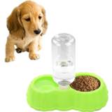 👉 Water dispenser l Pumpkin Shape Dog Cat Food Dish + Drinking Double Bowls met Automatic Afmeting: 6922355093596