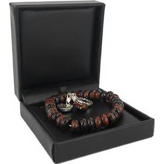 👉 Armband active mannen Ruby Mania Kattenoog Rond (Model 27) 8718561015297