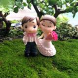 Boeket resin hars Victorian Style Wedding Marry Bride Groom Bouquet Couples Decoration Moss Micro Landschap Ornaments 6922454168652