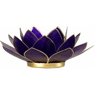 👉 Sfeerlicht violet active Lotus 7e Chakra Goudrand 8718657460727