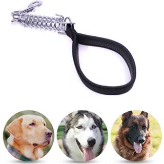 👉 Grote hondenkussen zwart foam touw schuim medium large Pet Dogs Cushion Traction Rope Spring Handle Explosion-proof Short Chain Afmeting: 3.5mm*45cm Width: 2.5cm(zwart) 6922900110013