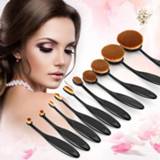 👉 Tandenborstel 10 PCS Toothbrush Style Handle Makeup Brush Eyebrow Set 6922601071170