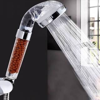 Negatief ion transparant transparent small PC Negative Ions Shower Head Afmeting: Interface: 2cm(transparant) 6922820158430