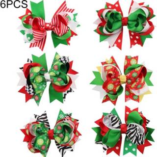 👉 6 PCS Swallowtail vlinder Knot Christmas Hairpin Headdress voor Children 6922974529018