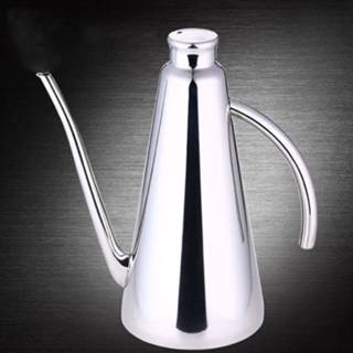 👉 Azijn steel RVS large Kitchen Supplies Stainless Leak-proof Oiler Jar Soy Sauce Vinegar Bottle Afmeting:21.5*10.3*3.5cm 6922625988362