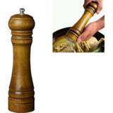 👉 Zoutmolen houten 8 inch Lengte Classical Pepper Spice Salt Mill Grinder Muller 6922310128004