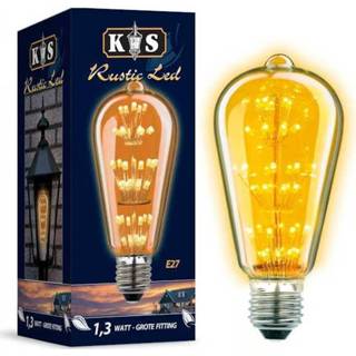 👉 KS verlichting LED Lamp Rustic 1,3W